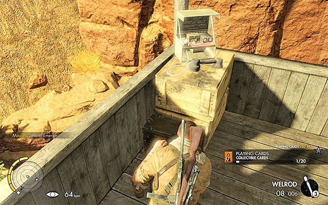 You need to climb onto the empty watchtower - Collectible Cards - Collectibles - Mission 1 - Sniper Elite III: Afrika - Game Guide and Walkthrough