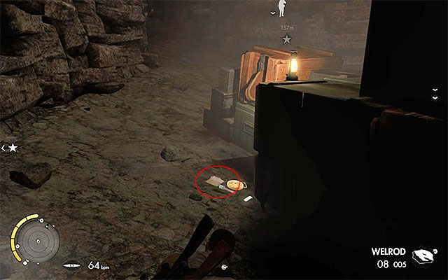 Examine the area behind the crates - War Diaries - Collectibles - Mission 3 - Sniper Elite III: Afrika - Game Guide and Walkthrough
