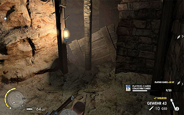 Explore the tunnels carefully - Collectible Cards - Collectibles - Mission 5 - Sniper Elite III: Afrika - Game Guide and Walkthrough