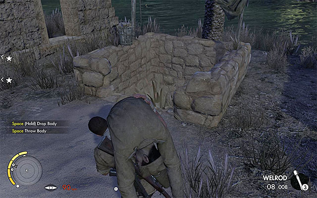 Approach the well and drop the corpse in - Achievements - Sniper Elite III: Afrika - Game Guide and Walkthrough