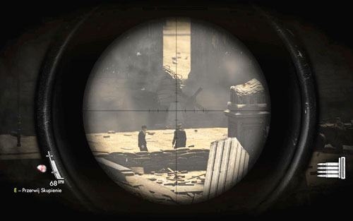 Watch a cinematic during which your target - Von Eisenberg - will arrive to meet with a Russian informant - Prologue - Walkthrough - Sniper Elite V2 - Game Guide and Walkthrough