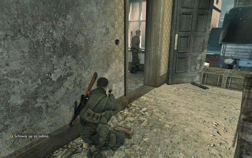 Regardless of your choice, slowly move up the stairs - Mission 3 - Kaiser-Friedrich Museum - p. 1 - Walkthrough - Sniper Elite V2 - Game Guide and Walkthrough