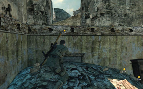 If you want, you can kill the sniper - however it's not entirely necessary - Mission 3 - Kaiser-Friedrich Museum - p. 2 - Walkthrough - Sniper Elite V2 - Game Guide and Walkthrough