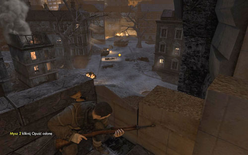 After fighting off this attack, its time for the last one (while running to the vantage point [#9] you should look out for the soldiers who have appeared in the church) - Mission 5 - St. Olibartus Church - p. 2 - Walkthrough - Sniper Elite V2 - Game Guide and Walkthrough