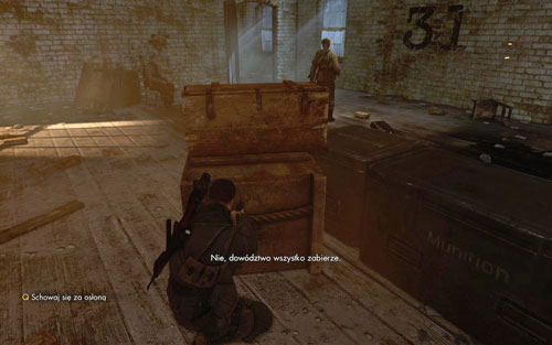 You will encounter both sides of the conflict in the first phase of the mission, so you dont have to worry about the alarm too much - Mission 6 - Tiergarten Flak Tower - p. 1 - Walkthrough - Sniper Elite V2 - Game Guide and Walkthrough