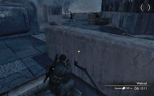 Go up the ones on the left and kill one of the enemies walking there - Mission 6 - Tiergarten Flak Tower - p. 2 - Walkthrough - Sniper Elite V2 - Game Guide and Walkthrough
