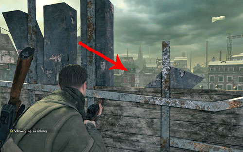 The second sniper - on the red building - Mission 8 - Kreuzberg Headquarters - p. 2 - Walkthrough - Sniper Elite V2 - Game Guide and Walkthrough