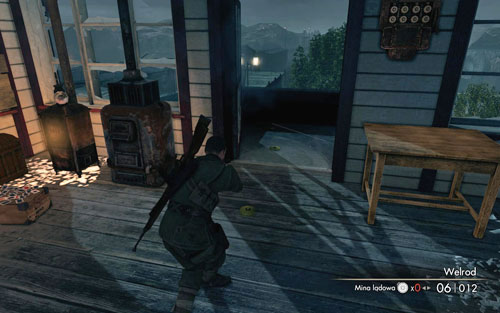 Head upstairs - before attacking, you should place some charges and mines by the doors on both sides - Mission 9 - Koepenick Launch Site - Walkthrough - Sniper Elite V2 - Game Guide and Walkthrough