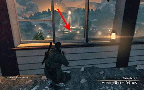 One of the equally important places on the map is the sniper post directly across - sometimes you might be able to spot an enemy heading that way and you shouldn't let him reach it - Mission 9 - Koepenick Launch Site - Walkthrough - Sniper Elite V2 - Game Guide and Walkthrough