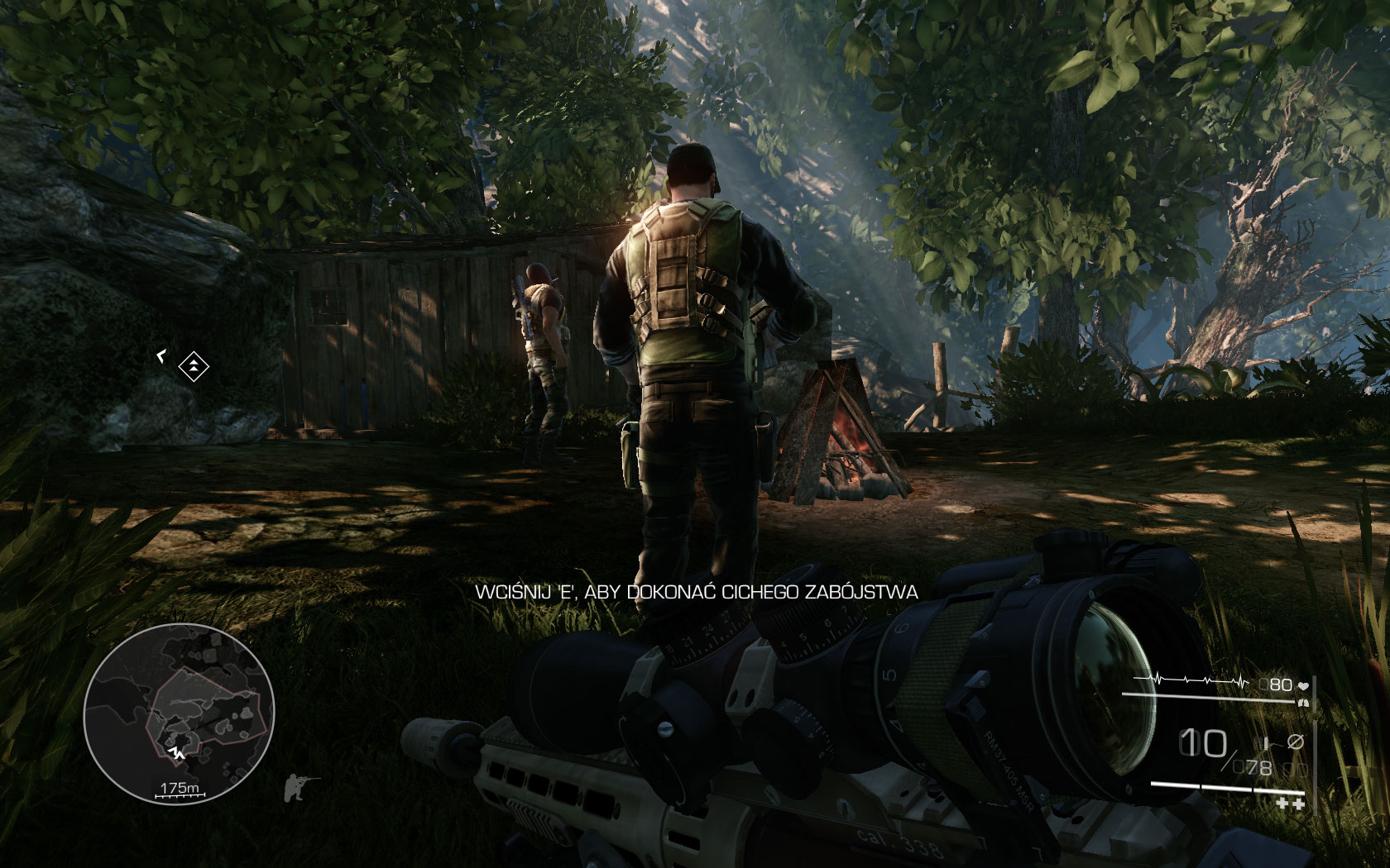 Head to the left and wait under the bridge for the group of enemies to walk away - Follow Diaz and eliminate the marked enemies - Act 1 - Communication Breakdown - Sniper: Ghost Warrior 2 - Game Guide and Walkthrough