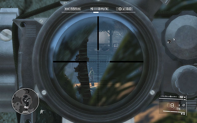 You will reach a vantage point which will provide you with a good view of the two building on the shore - Eliminate the enemy guards - Act 1 - Leave No Man Behind - Sniper: Ghost Warrior 2 - Game Guide and Walkthrough