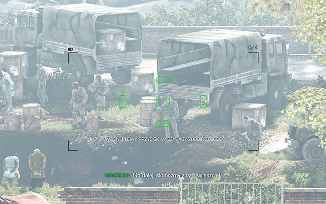 You need to make four photos - move the camera across the whole area and search for places where the markers turns green - Get on the third floor and made photos - Act 2 - And Justice for All - Sniper: Ghost Warrior 2 - Game Guide and Walkthrough