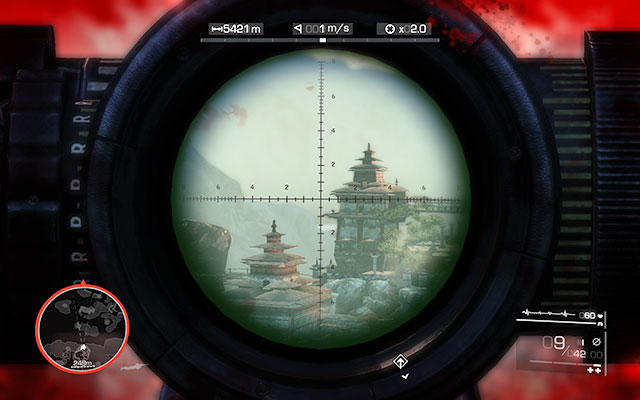 The third one is lurking on the tower on the left side [950m] - Eliminate the elite snipers - Act 3 - No Loose Ends - Sniper: Ghost Warrior 2 - Game Guide and Walkthrough