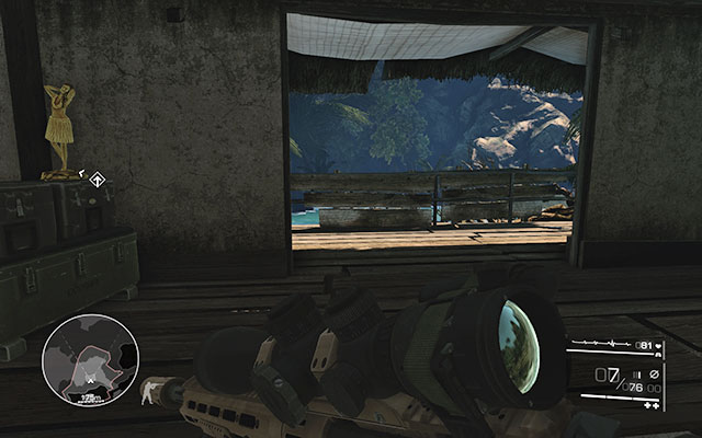 On the upper floor of the building which you reach after jumping into the water from the cliff - Leave No Man Behind - Secrets - act 1 - Sniper: Ghost Warrior 2 - Game Guide and Walkthrough
