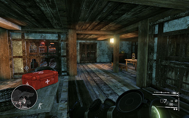 In the corner of the house on the hill which was guarded by two mercenaries - right by the tunnel exit - Knife in the Dark - Secrets - act 3 - Sniper: Ghost Warrior 2 - Game Guide and Walkthrough