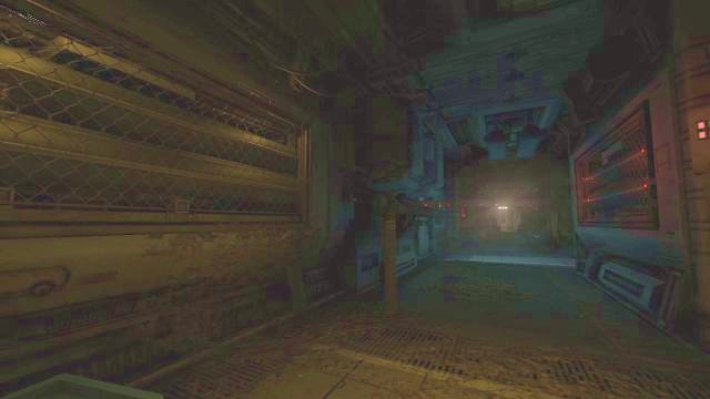 As soon as you set your first steps on the Lambda Station, the screen will go crazy, signaling a threat. - 08 - Lambda station - Walkthrough - SOMA - Game Guide and Walkthrough