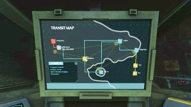 All you have to do now is to select Lambda Station from the map and relax in your seat. - 06 - Shuttle station - Walkthrough - SOMA - Game Guide and Walkthrough