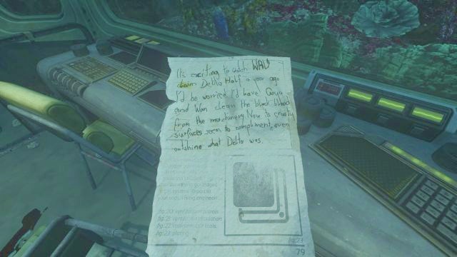 A sinister-looking note... - 10 - Delta station - Walkthrough - SOMA - Game Guide and Walkthrough