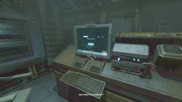 And heres the computer you must interact with. - 08 - Lambda station - Riddles and puzzles - SOMA - Game Guide and Walkthrough
