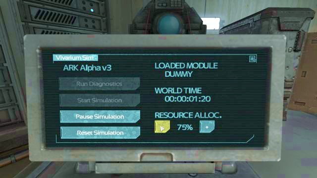 Reduce Resource Alloc. so that you will have an easier time pausing the simulation on Dummy. - 13 - Theta laboratory - Riddles and puzzles - SOMA - Game Guide and Walkthrough