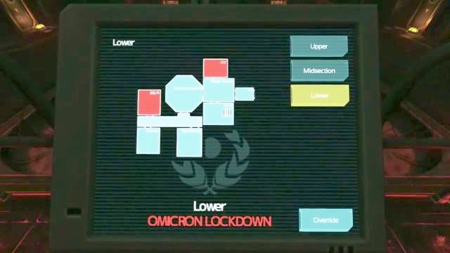 The last terminal used to unlock rooms on the lower floor. - 16 - Omicron station - Riddles and puzzles - SOMA - Game Guide and Walkthrough