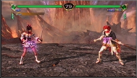 Opponents: Kamikirimusi (Venom Fang B, Nullify Ring Out B) - Amy - Story - Soul Calibur IV - Game Guide and Walkthrough