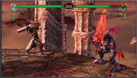 Opponents: Nightmare (HP Drain B, Soul Gauge Recovery B, Nullify Ring Out S) - Siegfried - Story - Soul Calibur IV - Game Guide and Walkthrough