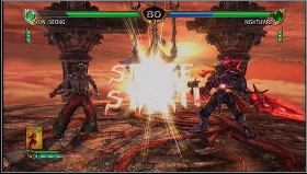Opponents: Nightmare (P Drain B, SOul Gauge Recovery B, Nullify Ring Out S) - Yun-Seong - Story - Soul Calibur IV - Game Guide and Walkthrough
