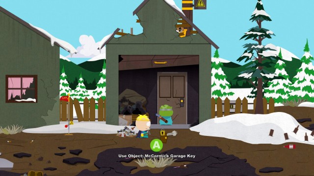 Enter through the garage door - Call the Banners part 2 Tweek - Walkthrough - South Park: The Stick of Truth - Game Guide and Walkthrough