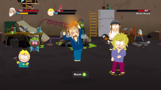 It is worth to carry some boosts and health potions, since the fight might be a bit difficult - Call the Banners part 2 Tweek - Walkthrough - South Park: The Stick of Truth - Game Guide and Walkthrough