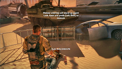 Make sure that you've eliminated all enemies and enter the container, from which some of them run out - Chapter I - The Evacuation - p. 1 - Game Walkthrough - Spec Ops: The Line - Game Guide and Walkthrough