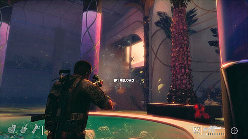 Move to the glass wall indicated by the game, place yourself aside and start shooting - Chapter VII - The Battle - Game Walkthrough - Spec Ops: The Line - Game Guide and Walkthrough