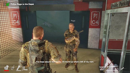 After the fight head to the exit from a parking lot, where you'll find parked jeep - Chapter X - Riggs - Game Walkthrough - Spec Ops: The Line - Game Guide and Walkthrough
