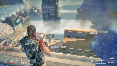 Move forwards, ignoring hostile helicopter which appears in the area - Chapter XII - Rooftops - p. 1 - Game Walkthrough - Spec Ops: The Line - Game Guide and Walkthrough