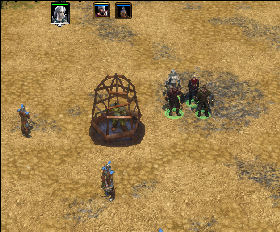 Before you reach the village destroy the band of Orcs blocking a way - Rushwater Downs - Chapter: Nightsong and the Message for the King - Spellforce 2: Shadow Wars - Game Guide and Walkthrough