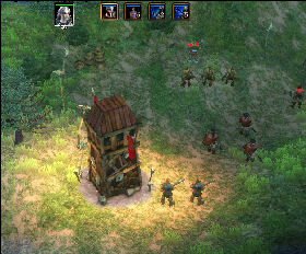 When you're ready (it means when your base is fortified and you have a large army), you may counterattack Orcs - Rushwater Downs (2) - Chapter: Nightsong and the Message for the King - Spellforce 2: Shadow Wars - Game Guide and Walkthrough