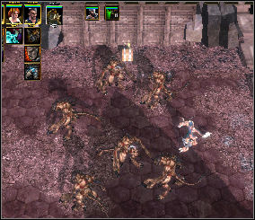 You have to be really quick because you are attacked from both directions at one time - Uram Gor - Chapter: The Shadow Ring - Spellforce 2: Shadow Wars - Game Guide and Walkthrough