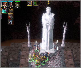 After some time you reach the Aonir statue (4) - Uram Gor - Chapter: The Shadow Ring - Spellforce 2: Shadow Wars - Game Guide and Walkthrough
