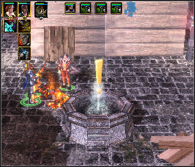 You have to fight wit a band of Fire Elementals - Fireforge - Chapter: The Shadow Ring - Spellforce 2: Shadow Wars - Game Guide and Walkthrough
