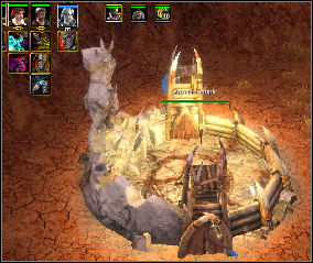 Sorok leads you through a desert to the Zarach Temple (5) - Tuscari - Chapter: The Storm on DraghLur - Spellforce 2: Shadow Wars - Game Guide and Walkthrough