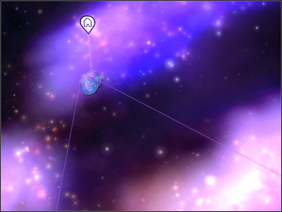 The black hole helps you travel from point A to point B. These points are connected with thin line. - The center of the Galaxy - Space stage - Spore - Game Guide and Walkthrough