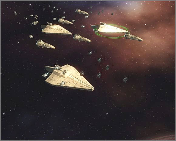 In Empire at War you have to fight both in space and on planets surface. - About the Game - Star Wars: Empire at War - Game Guide and Walkthrough