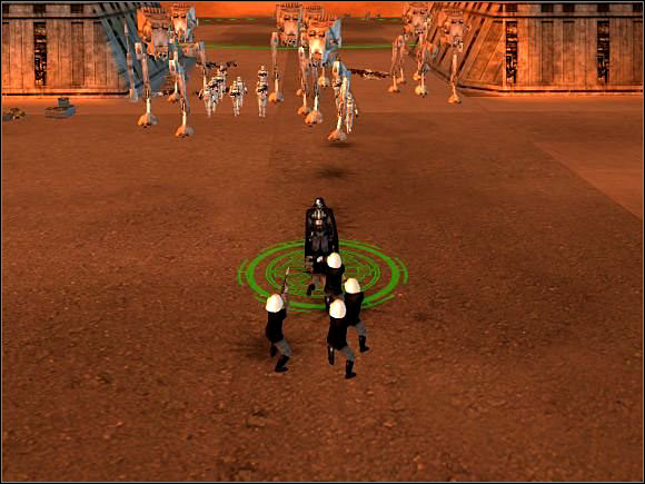 To minimize casualties it is good to have Vader in front of your army. Rebels are no match for him. - Mission 2: Crush, Kill, Destroy - Empire campaign - Star Wars: Empire at War - Game Guide and Walkthrough
