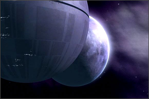 Death star at the orbit of yet another rebel planet. - Mission 13: End of the rebellion - Empire campaign - Star Wars: Empire at War - Game Guide and Walkthrough