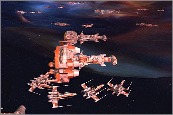 Rebel fleet must use small vessels more often, than imperial army. - Space Combat - Rebel Training - Star Wars: Empire at War - Game Guide and Walkthrough