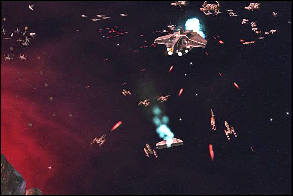 Imperial ship flies right into rebel trap. - Mission 3: Kessel rescue - Rebel campaign - Star Wars: Empire at War - Game Guide and Walkthrough
