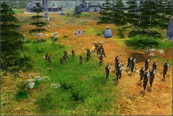 This mission can be won with only infantry units - you have to capture enemy base and then hold it for a while. - Mission 1: Interpreting the network - Rebel campaign - Star Wars: Empire at War - Game Guide and Walkthrough