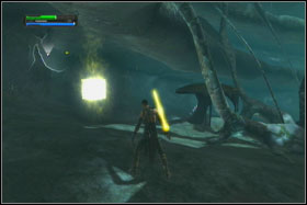 After first fights will Felucians, you will arrive to the huge vertical cave - Mission 03: Felucia - Walkthrough - Star Wars: The Force Unleashed - Game Guide and Walkthrough
