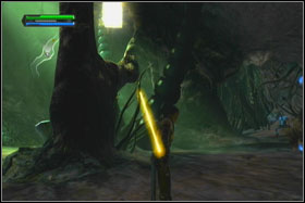 When you leave the cave, you will enter on the open area - Mission 03: Felucia - Walkthrough - Star Wars: The Force Unleashed - Game Guide and Walkthrough