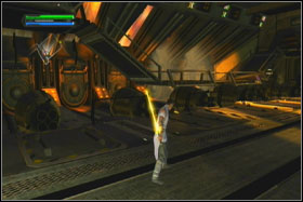The next bigger room will be this with rescue capsules - Mission 04: The Empirical - Walkthrough - Star Wars: The Force Unleashed - Game Guide and Walkthrough